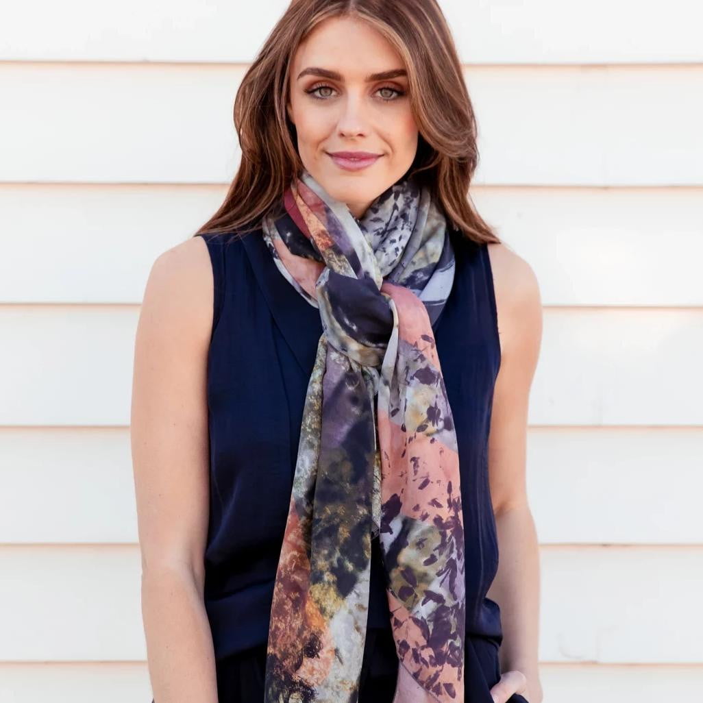 Oversized printed clearance scarf