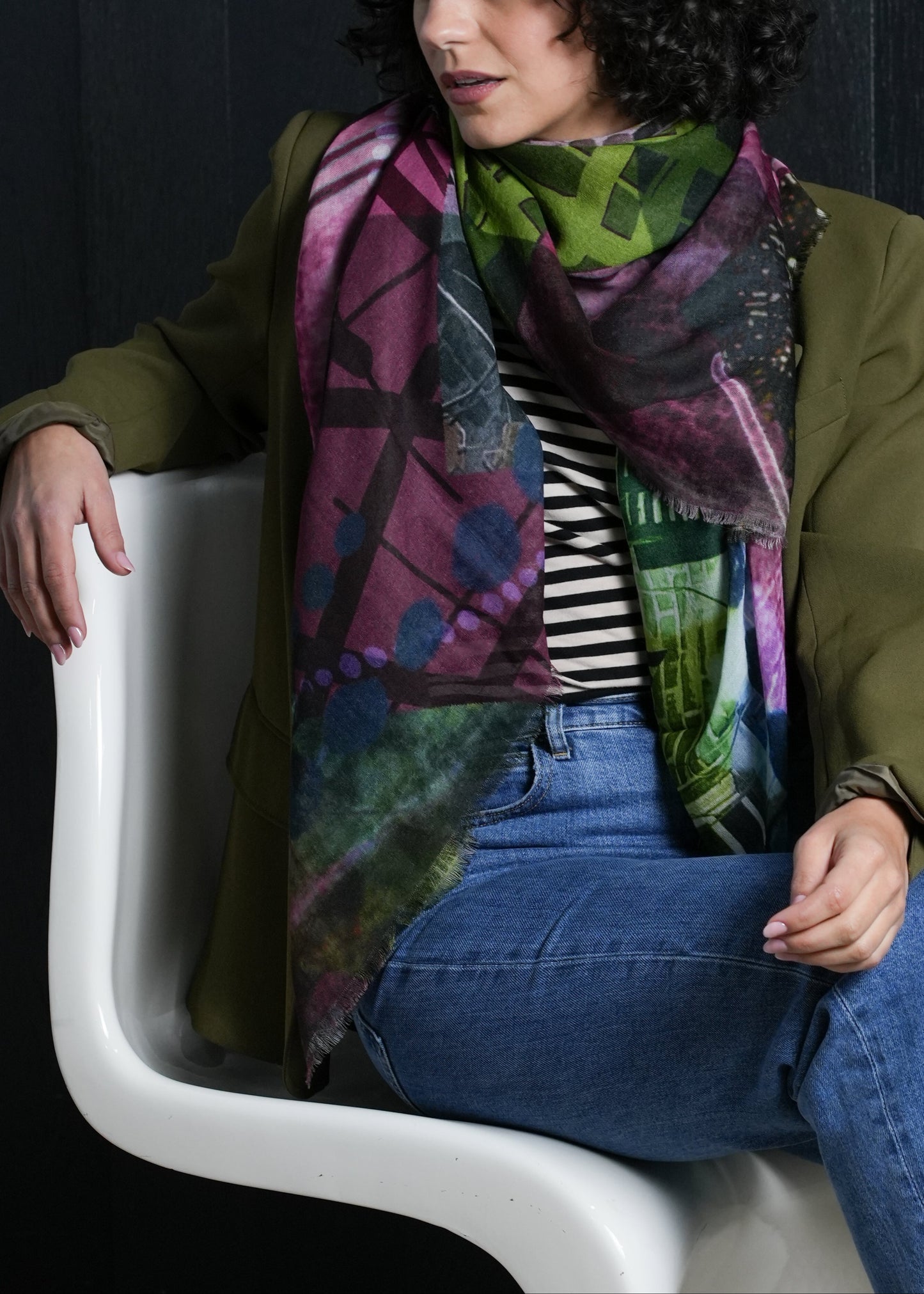 AUDAX wool scarf