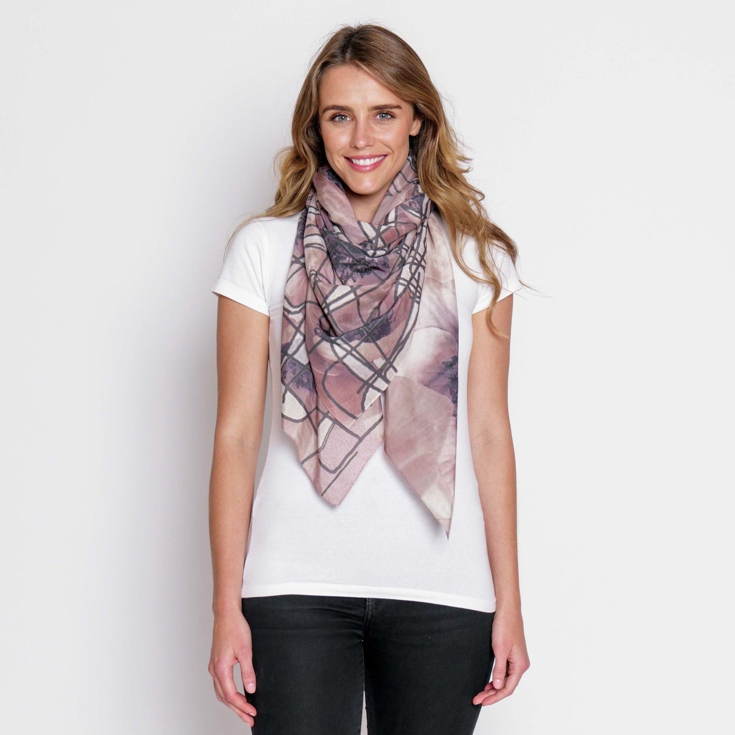 METTLE silk-cotton scarf (SAMPLE)