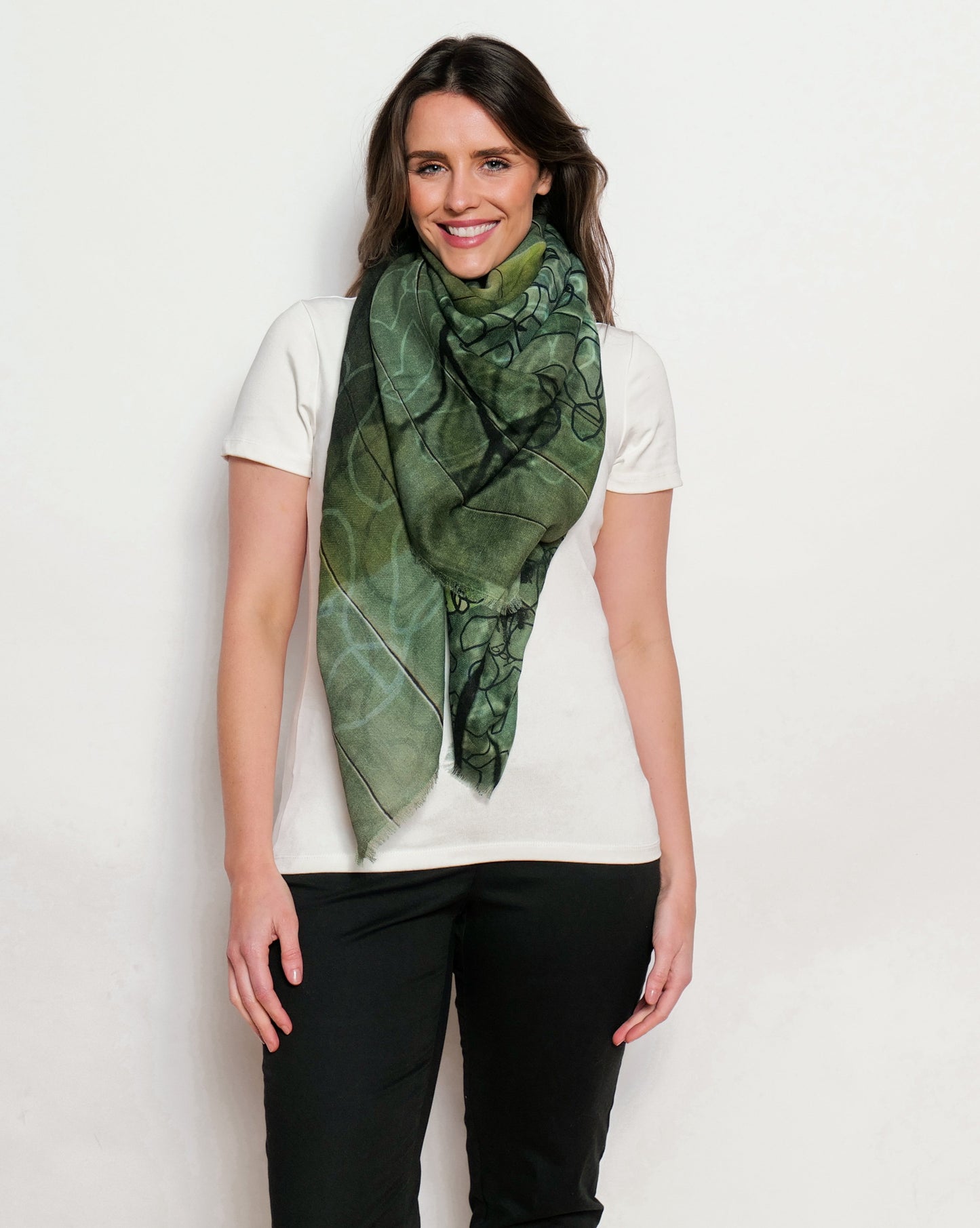 made in india designed in australia merino wool scarf