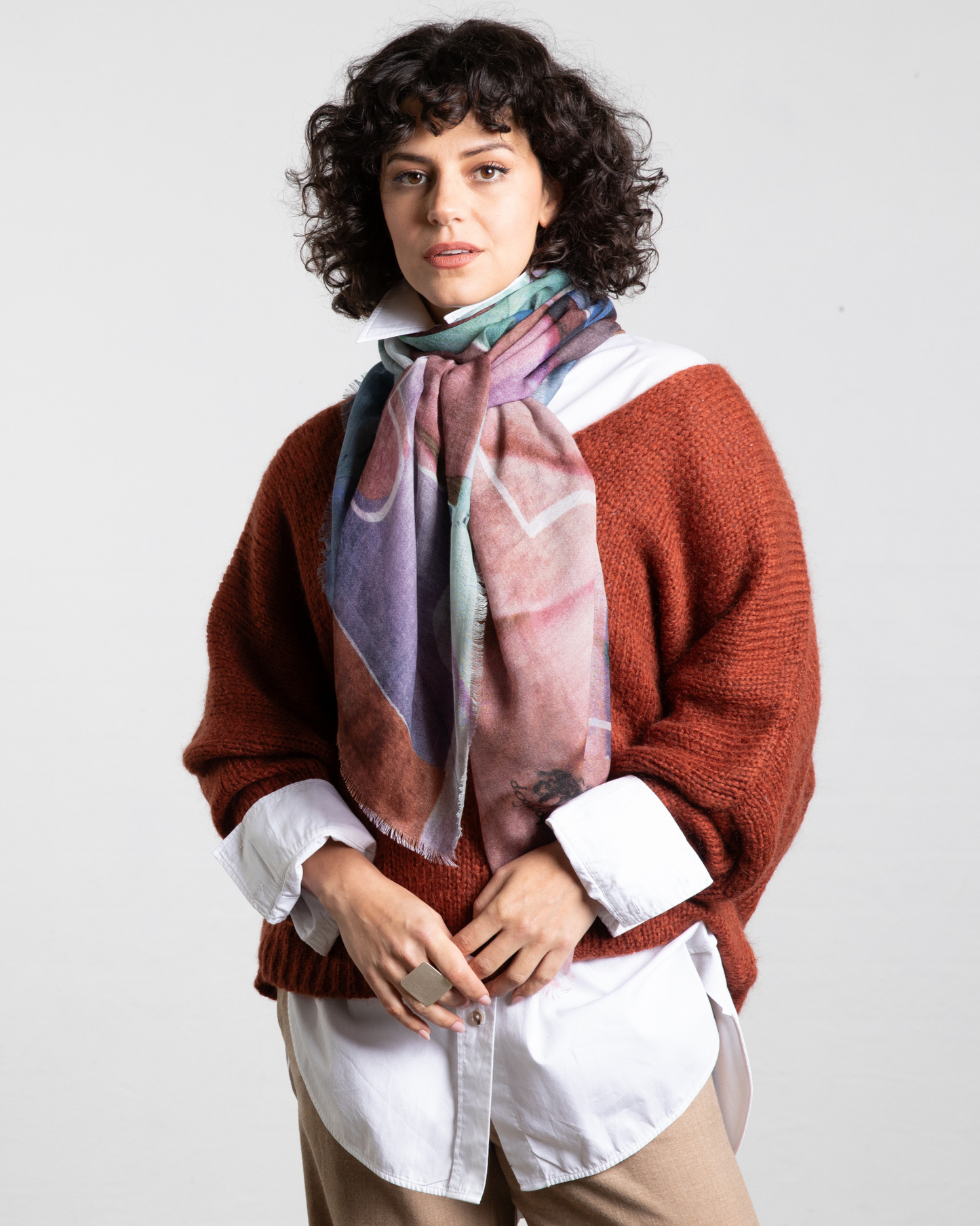 METAPHOR wool scarf