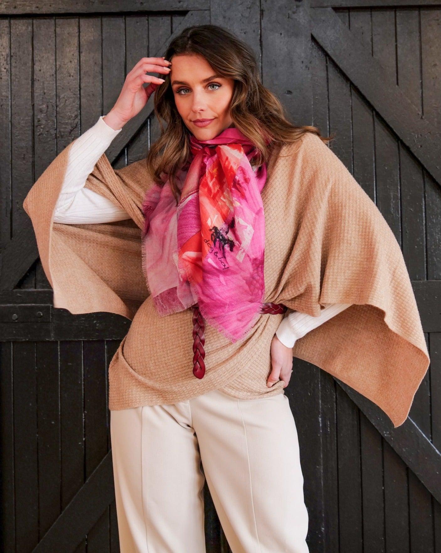 EBULLIENT wool scarf