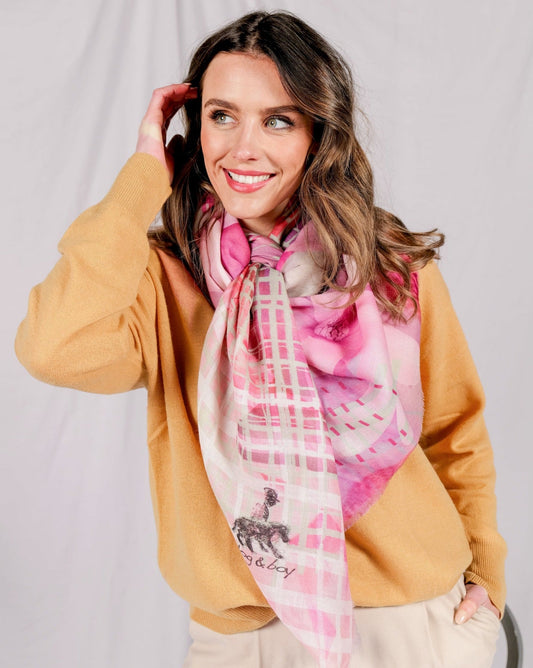 EFFULGENT wool scarf