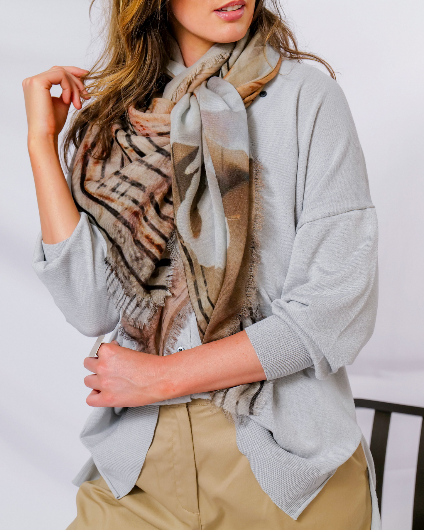 LANGUID wool scarf
