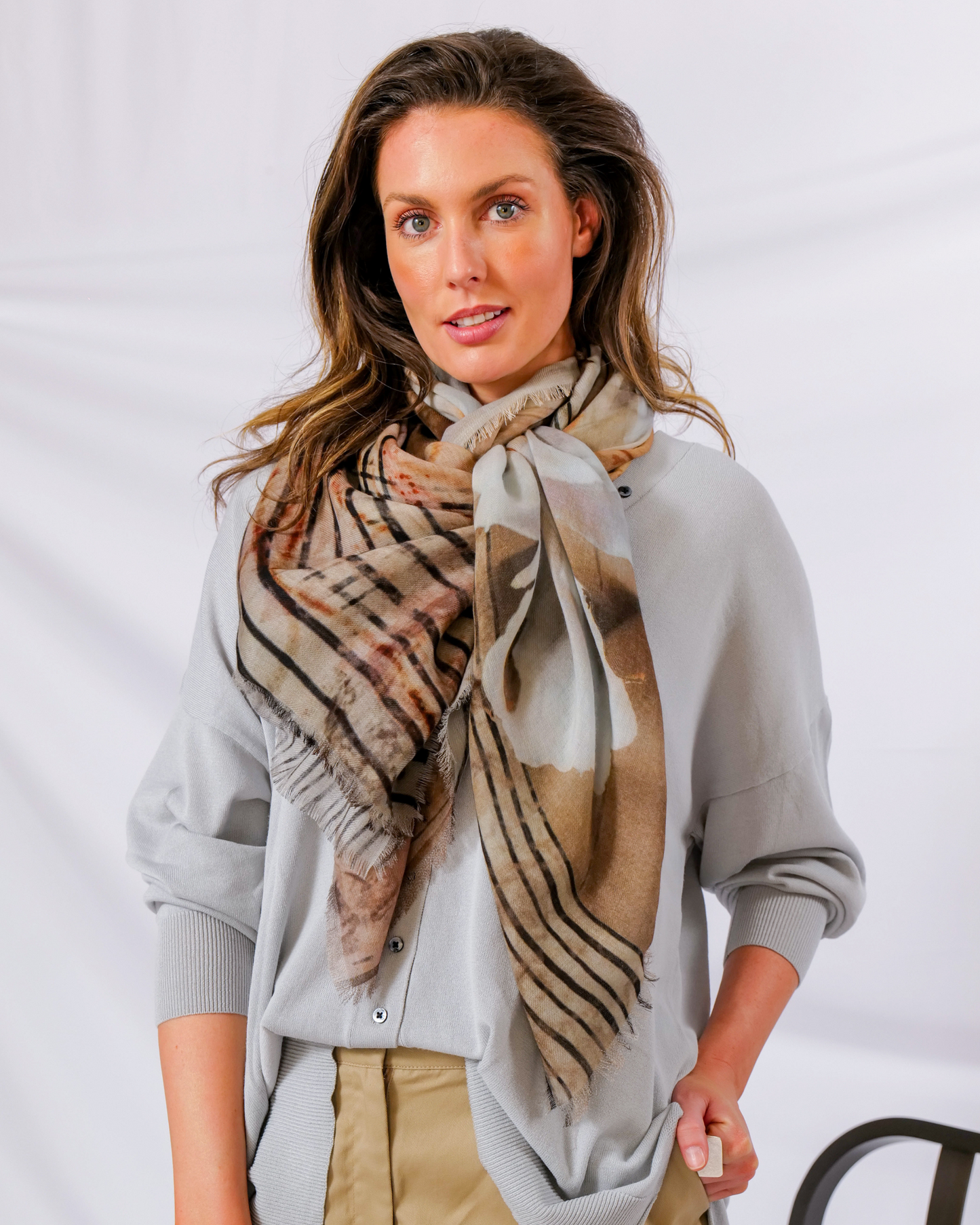 LANGUID wool scarf