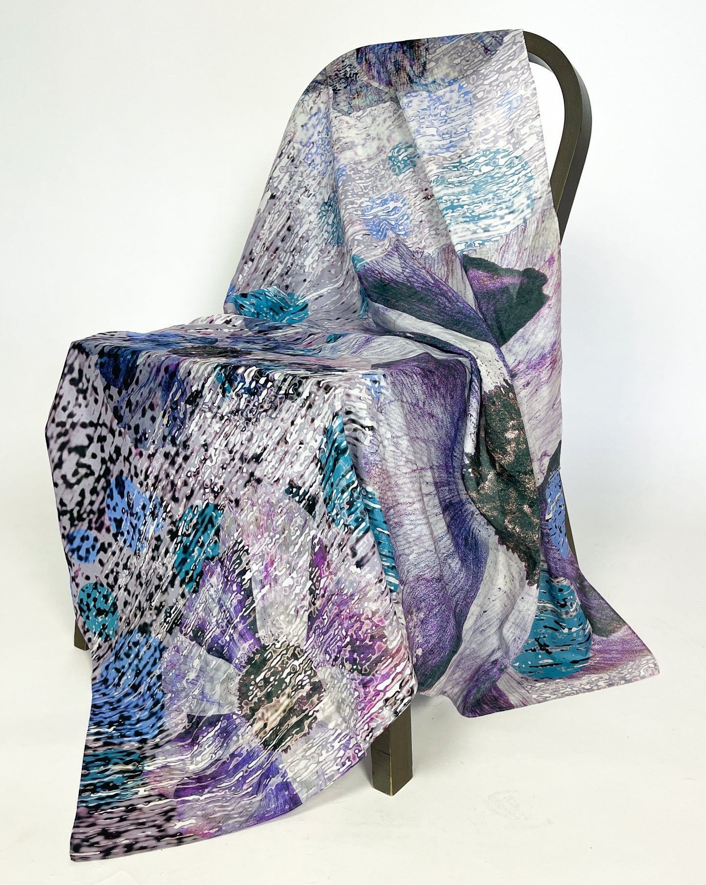LEGERITY silk-cotton scarf